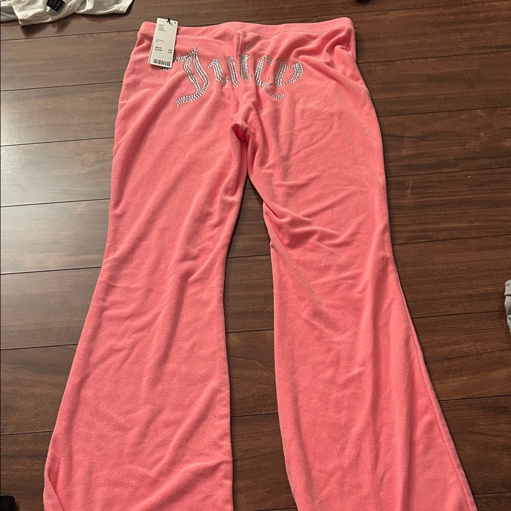 Juicy Couture Coral Velour Lounge Pants